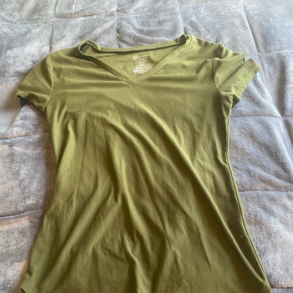 Olive green shirt